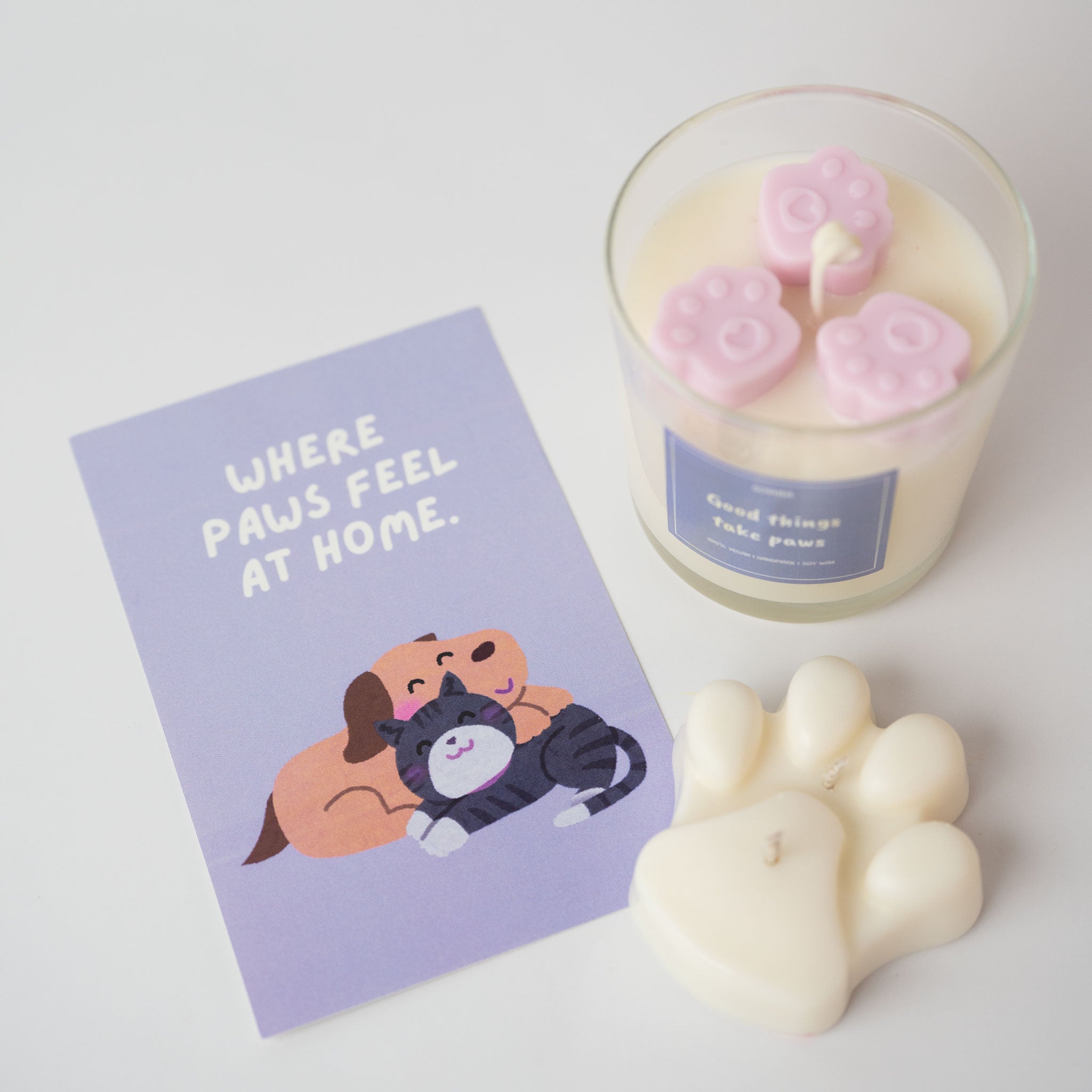 Good things take paws Geschenk Set