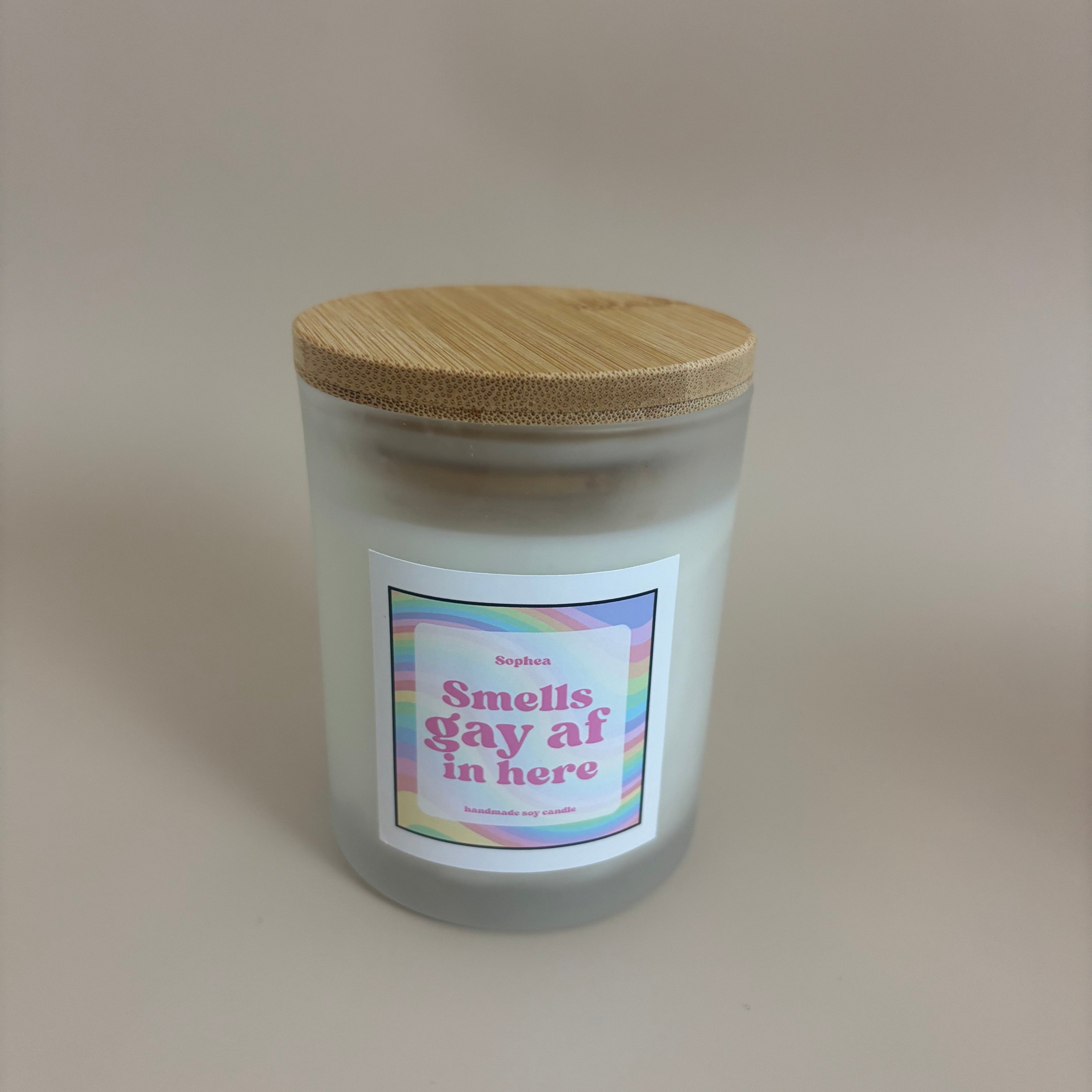 Smells gay af in here Statement Kerze