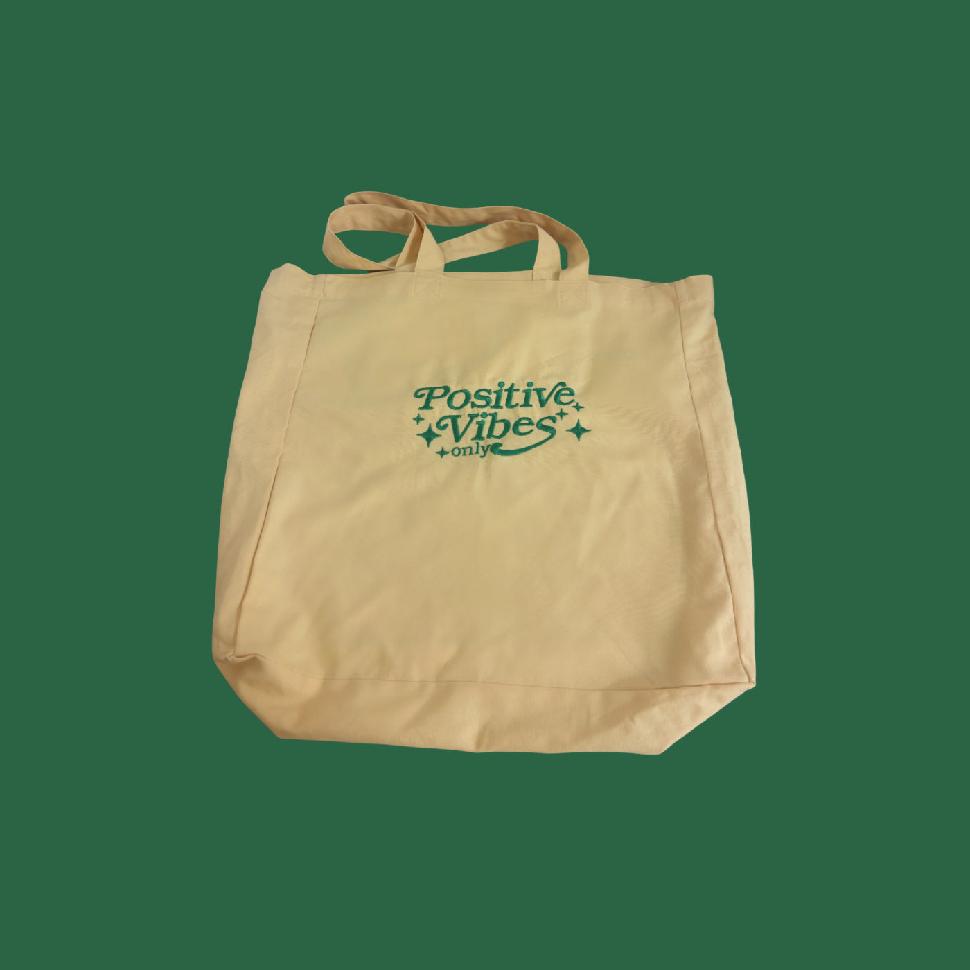 positive vibes only Totebag