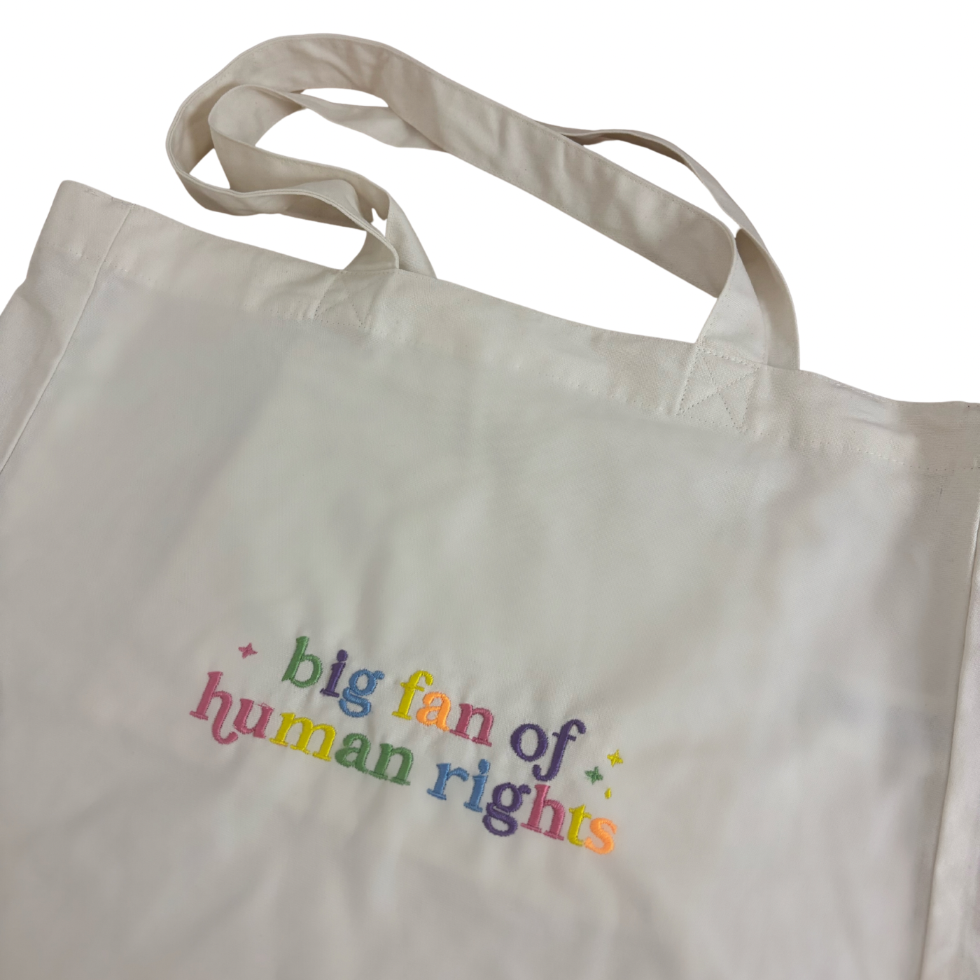 Big fan of human rights Totebag